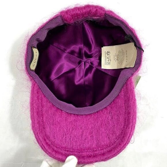 Gucci Cap Purple GG Marmont main image 5